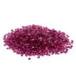 Konvolut facettierte Rubine ca. 85,4 ct,