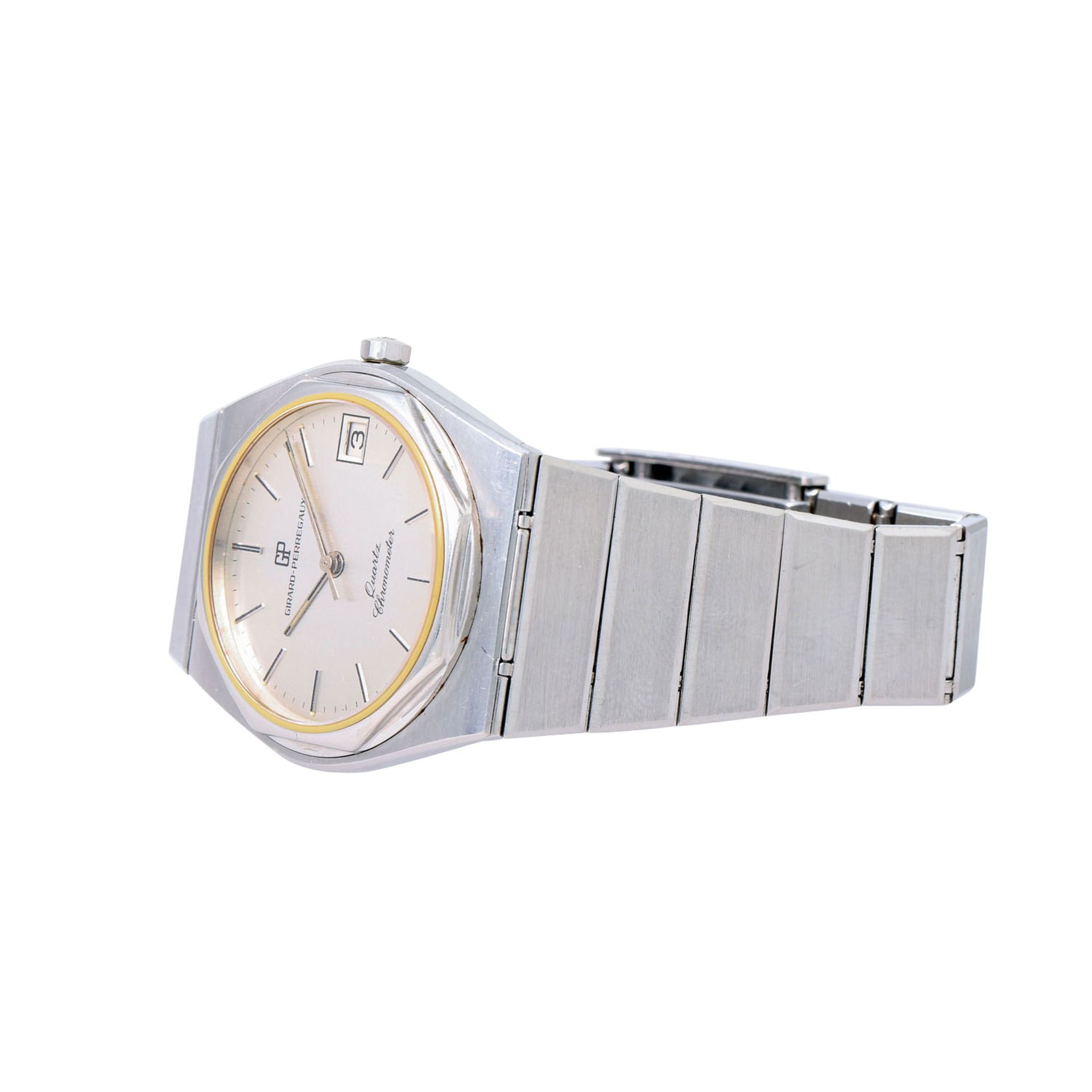 GIRARD PERREGAUX Vintage Laureato, Ref. 4266. Armbanduhr. Ca. 1980er Jahre. - Bild 7 aus 7