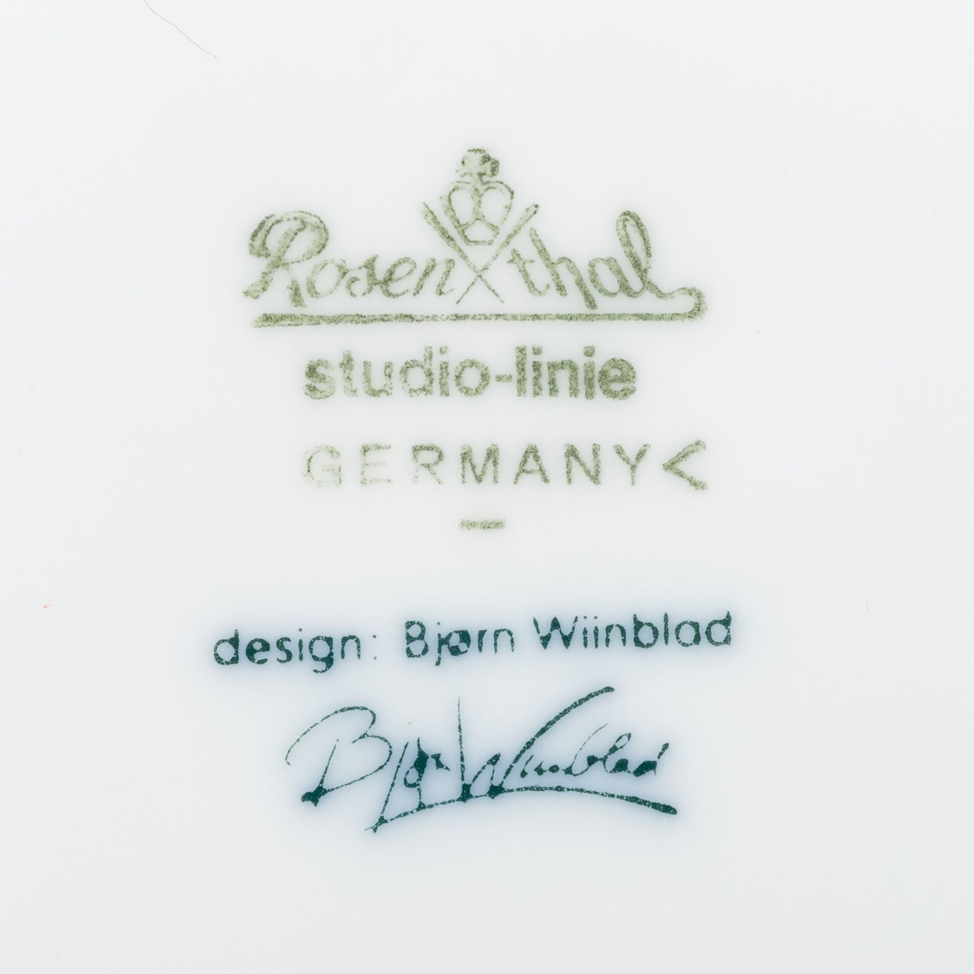 2 Teile ROSENTHAL studio-linie: - Image 8 of 11