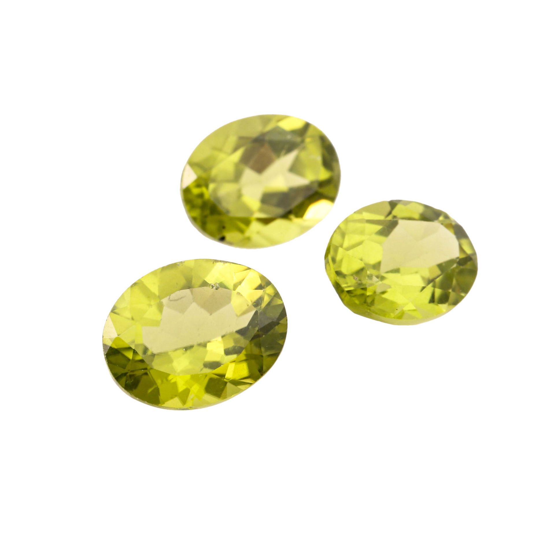 Konvolut 10 Peridot von 23,2 ct - Bild 4 aus 5