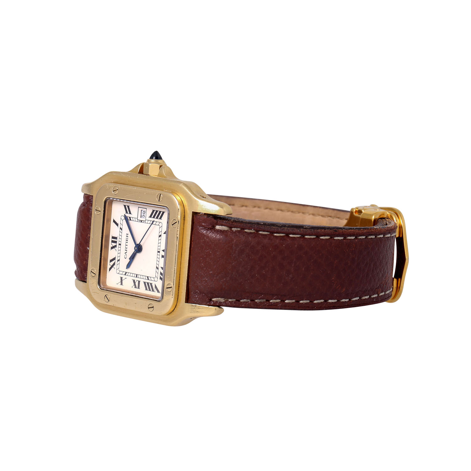 CARTIER Neo Vintage Santos, Ref. 2960. Armbanduhr. Ca. 1990er Jahre. - Image 7 of 7