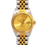 ROLEX Vintage Datejust "Champagner", Ref. 16013. Armbanduhr.