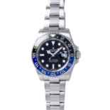 ROLEX GMT-Master II "Batman", Ref. 116710BLNR. Armbanduhr.