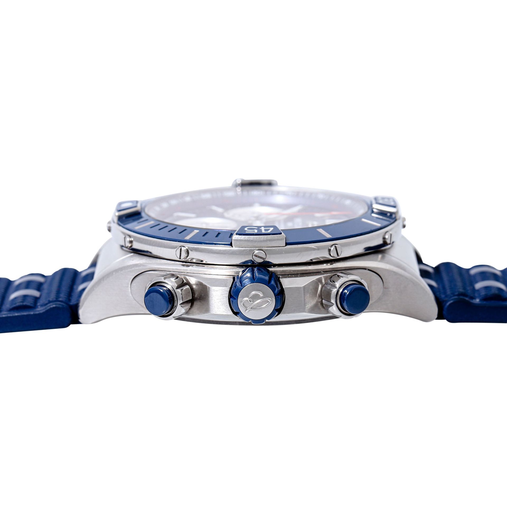 BREITLING Super Chronomat "Blau", Ref. AB0136161C1S1. Herrenuhr. Aktueller Neupreis: 8.150,- Euro. - Bild 3 aus 7