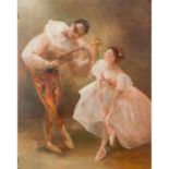 VRBOVÀ, S. MILOSLAVA (1909-1991) "Pierrot & Ballerina"