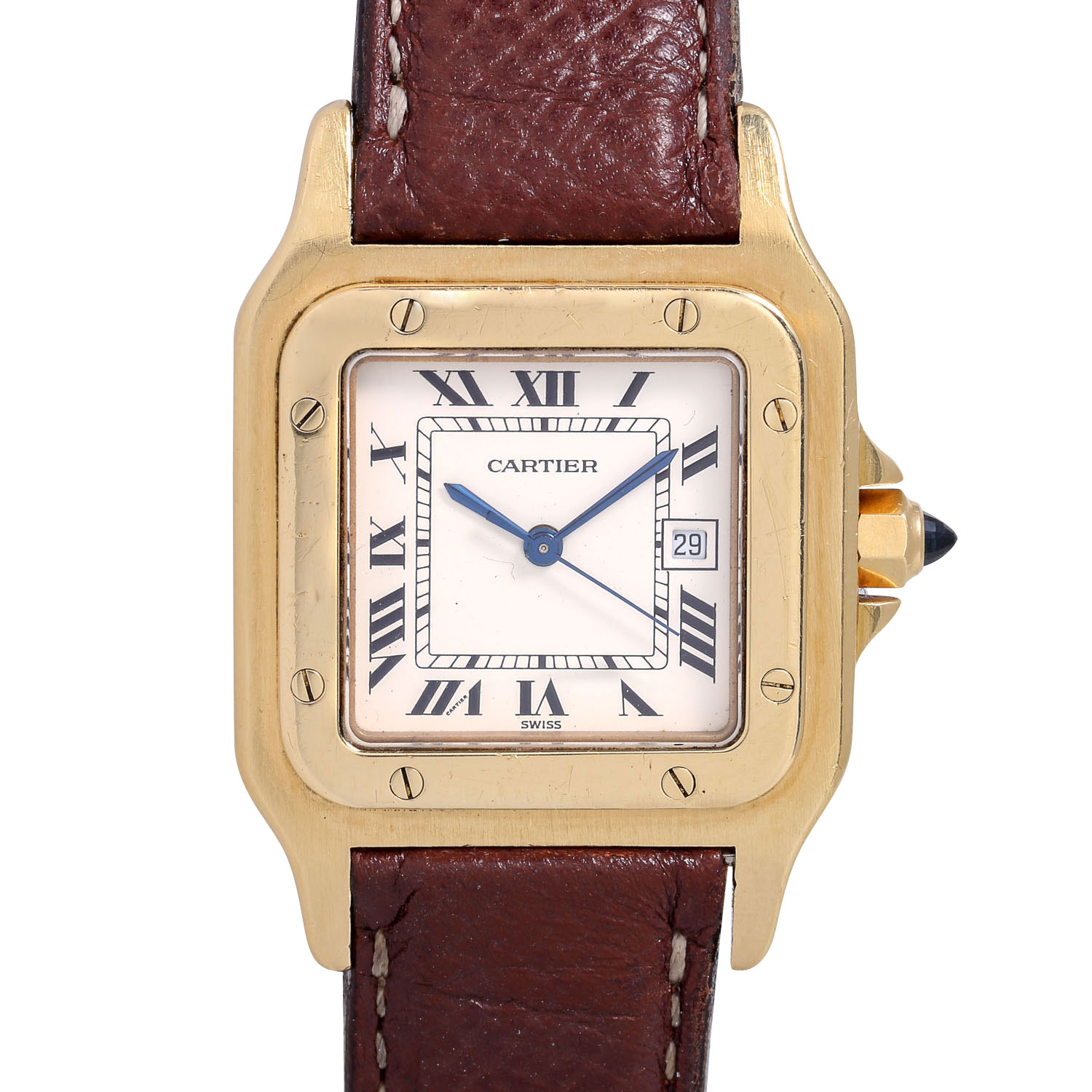 CARTIER Neo Vintage Santos, Ref. 2960. Armbanduhr. Ca. 1990er Jahre.