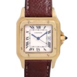 CARTIER Neo Vintage Santos, Ref. 2960. Armbanduhr. Ca. 1990er Jahre.