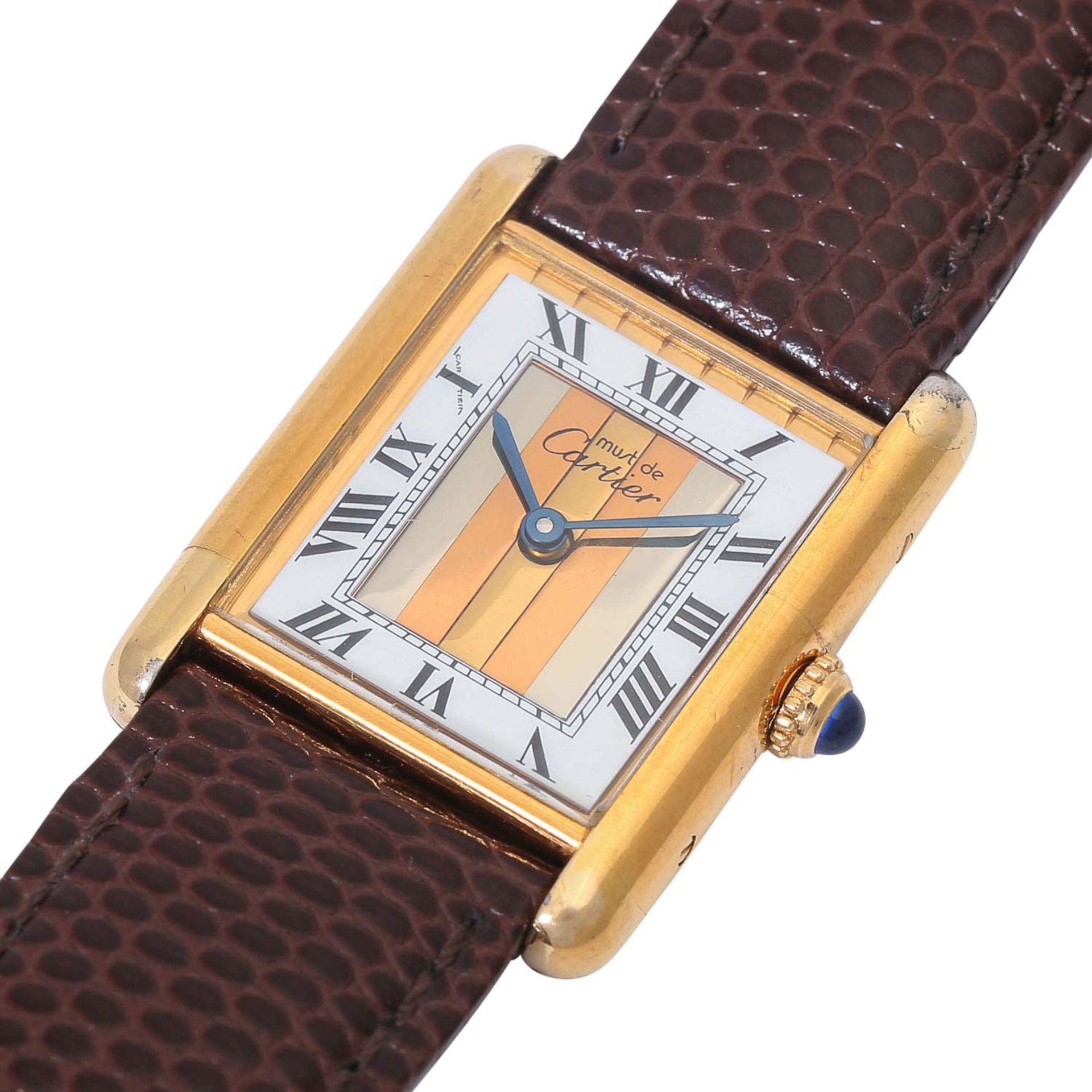 CARTIER Tank Trinity Neo-Vintage. Ref. 590005. Damenuhr. - Bild 5 aus 8