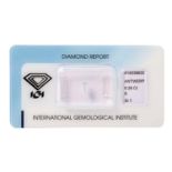 Loser Diamant im Trapezschliff 0,26 ct,