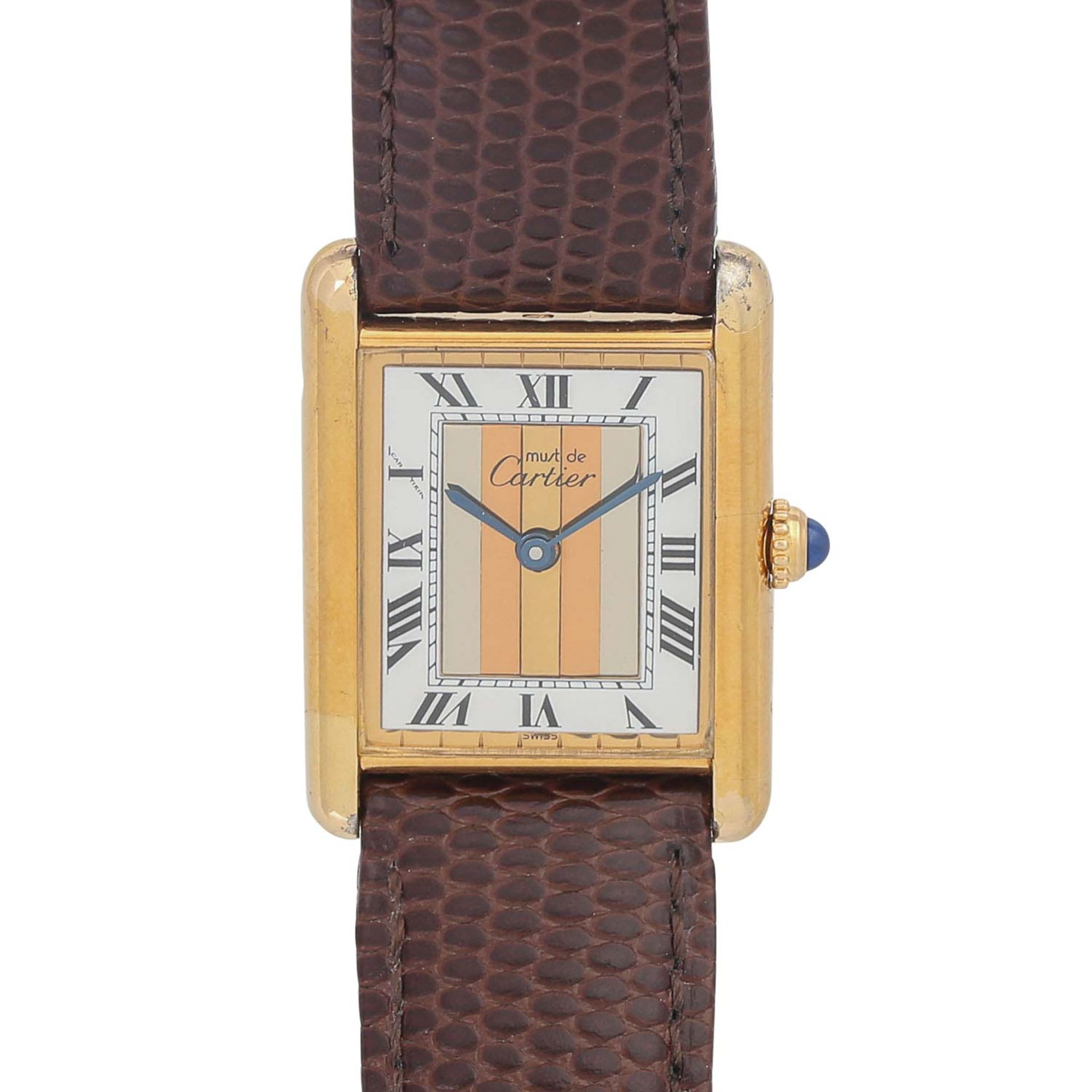 CARTIER Tank Trinity Neo-Vintage. Ref. 590005. Damenuhr.