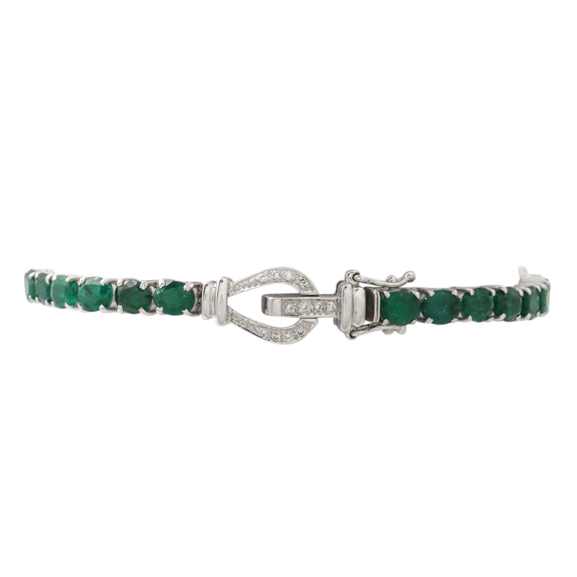 Armband mit 24 Smaragden - Image 2 of 5