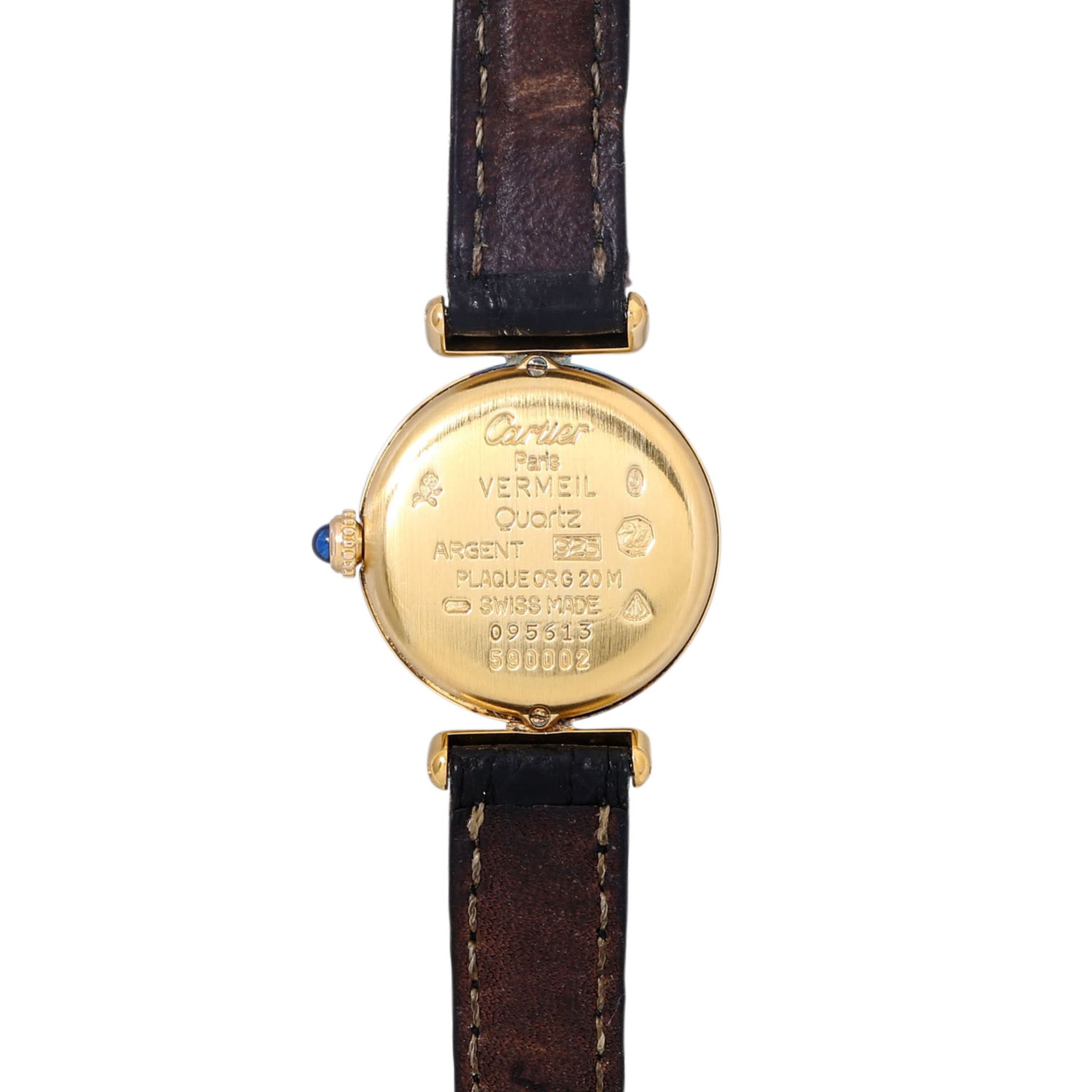 CARTIER Neo Vintage Colisee Vermeil, Ref. 590002. Damenuhr. - Image 2 of 7