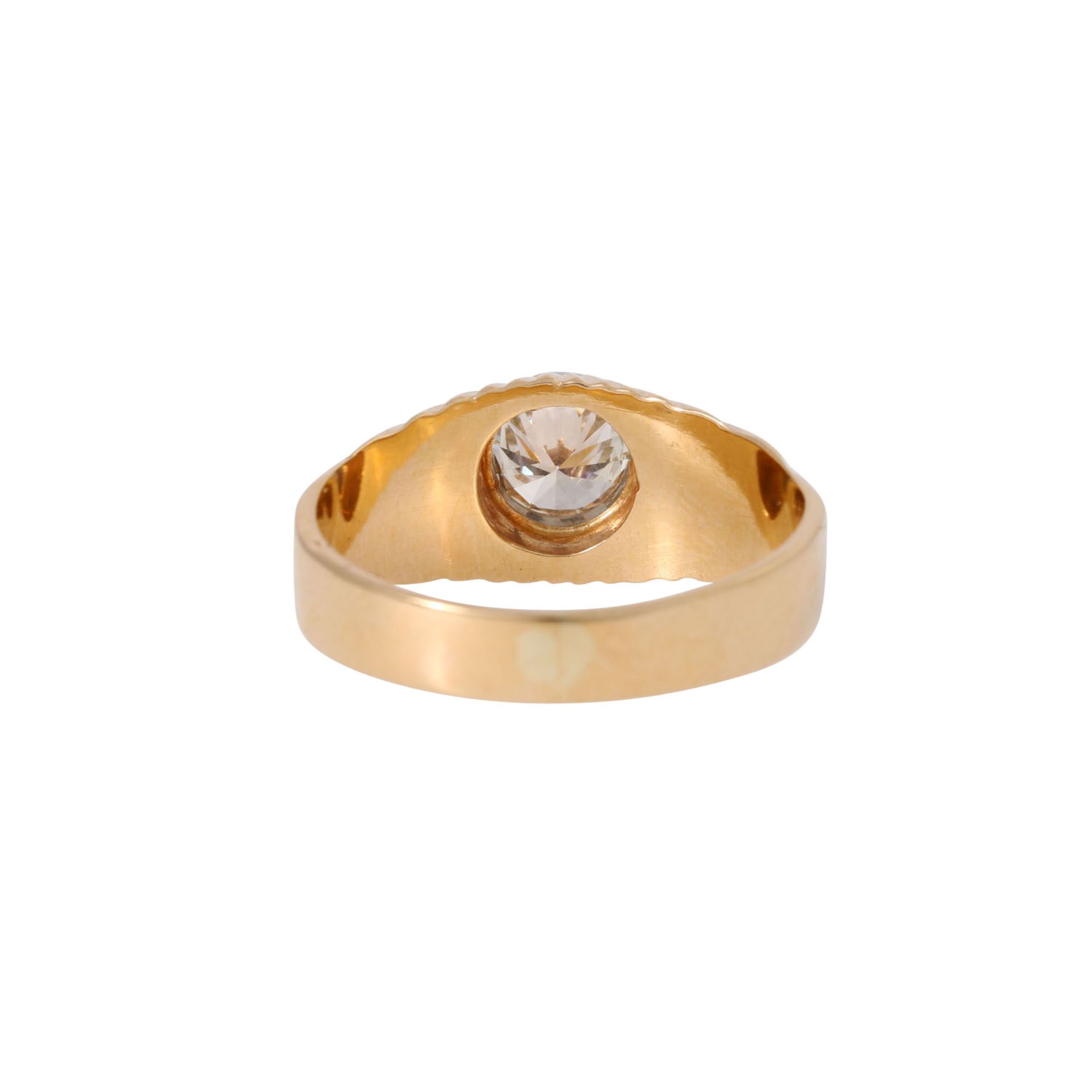 Ring mit Brillant ca. 1,0 ct, - Image 4 of 5