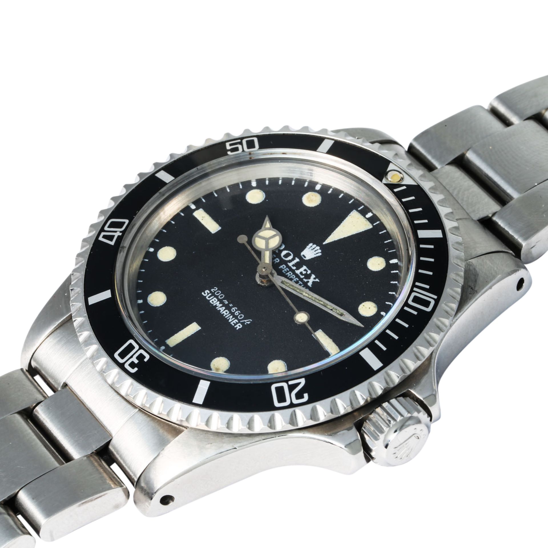 ROLEX Vintage Submariner No Date "Meters First", Ref. 5513. Armbanduhr. Ca. 1967. - Bild 5 aus 7