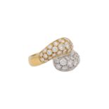 Ring mit Brillanten von zus. ca. 2,8 ct,