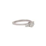 Ring mit 3 Brillanten von zus. ca. 1 ct,