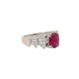 Ring mit Rubin ca. 1,7ct,