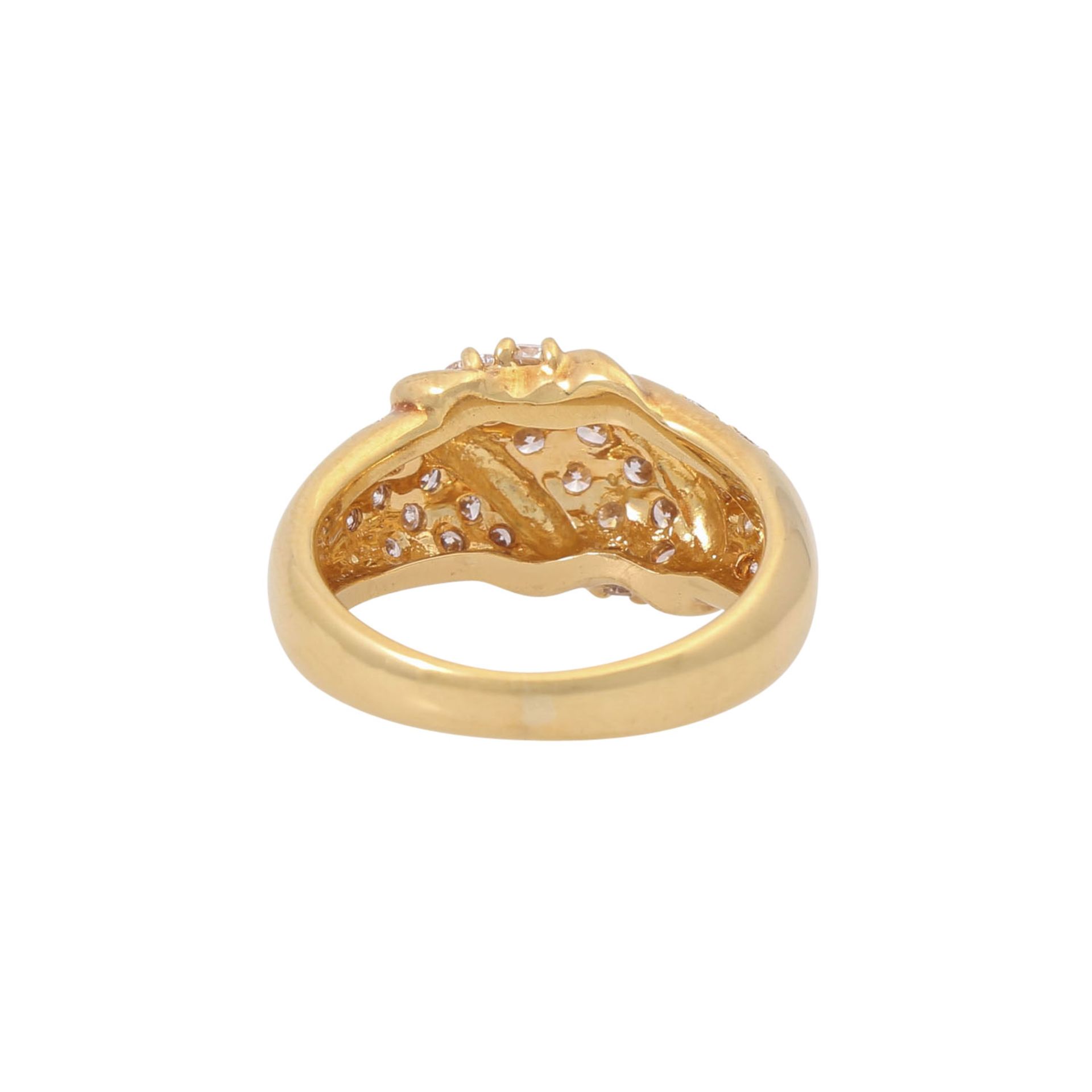 Ring mit Brillanten zus. ca. 1 ct, - Image 4 of 5