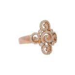 Ring mit Brillanten von zus. ca. 0,50 ct,