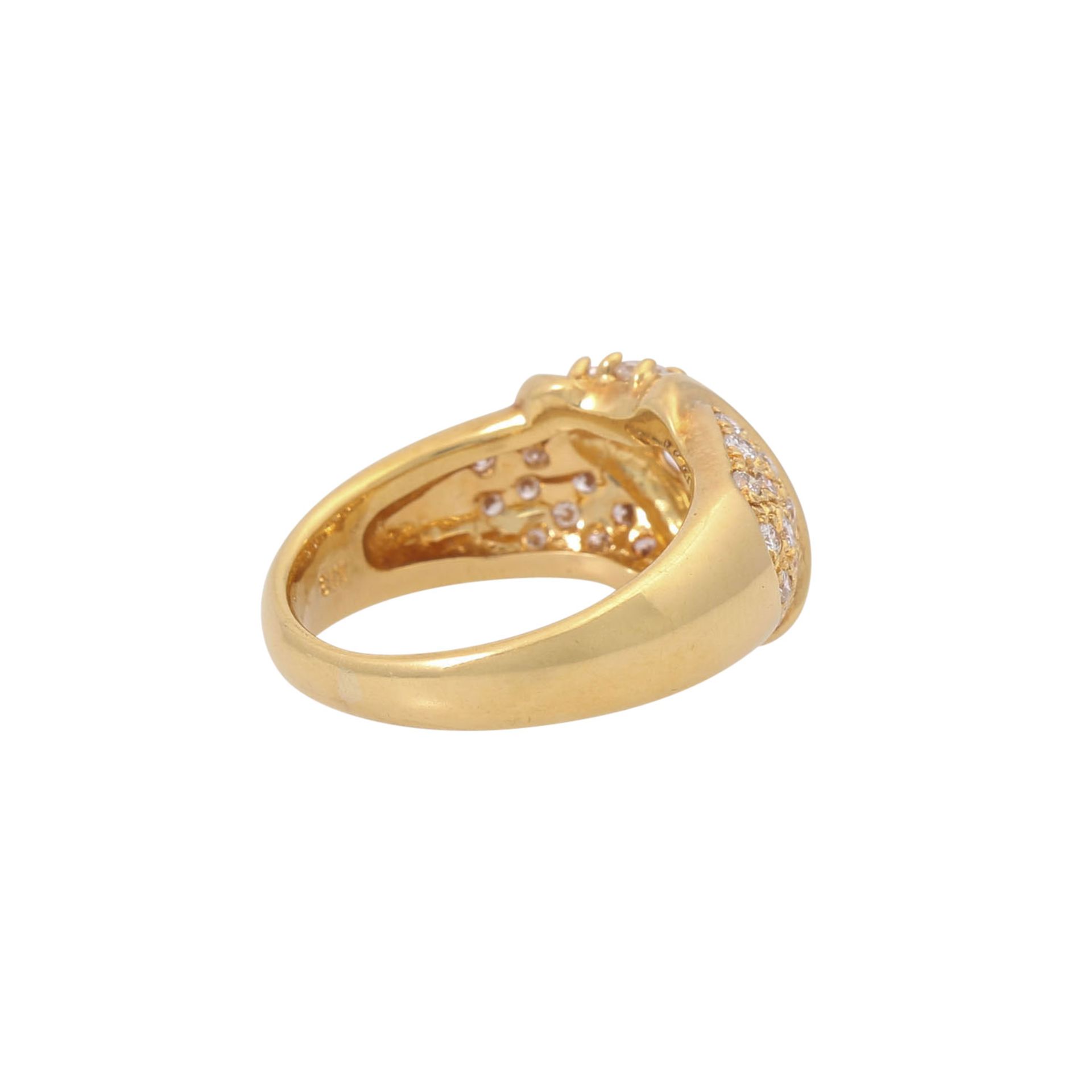 Ring mit Brillanten zus. ca. 1 ct, - Image 3 of 5