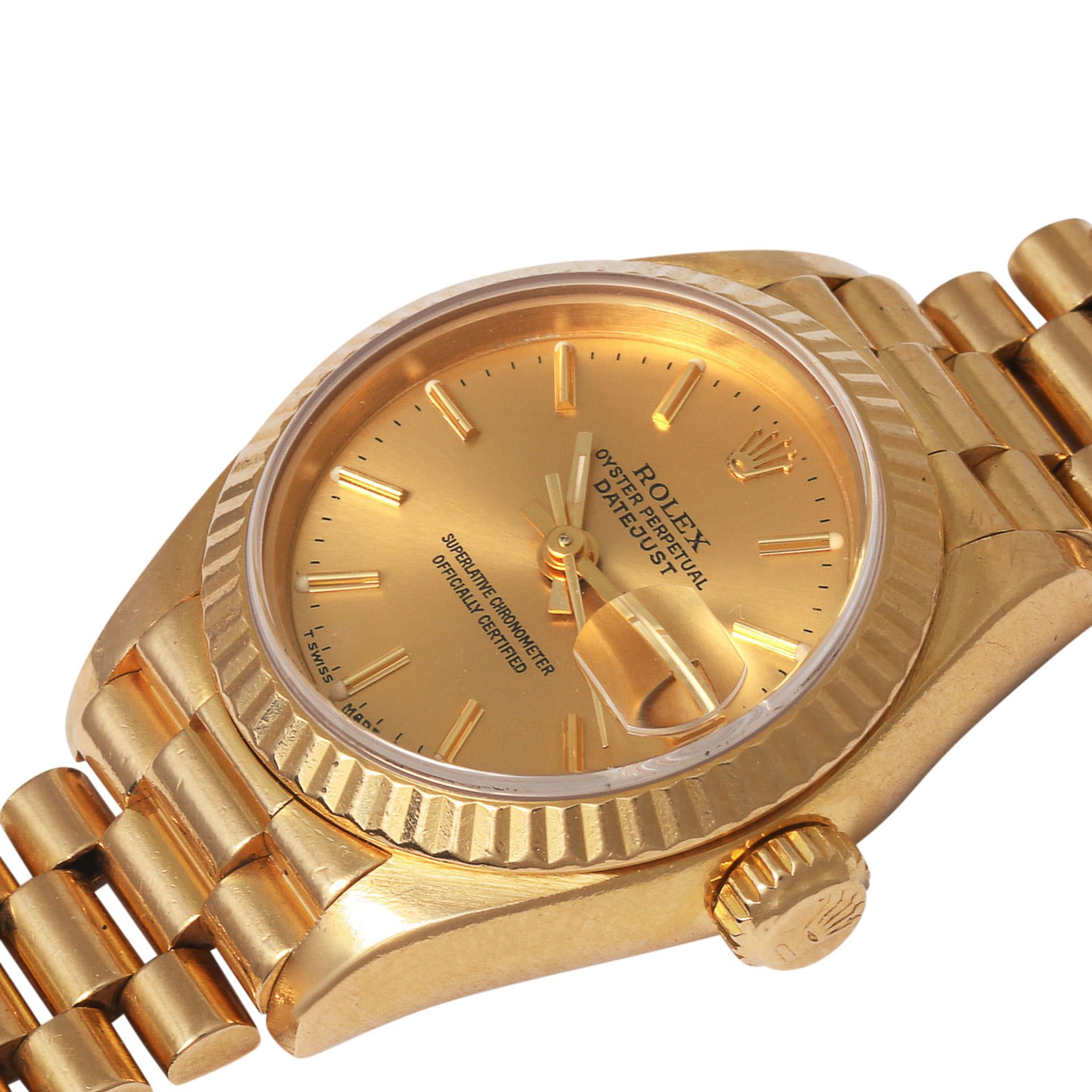 ROLEX Vintage Lady-Datejust "Champagner", Ref. 69178. Damenuhr. Ca. 1980er Jahre. - Bild 5 aus 7