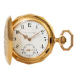 UNION HORLOGERE antike Savonette Taschenuhr. Um 1900.