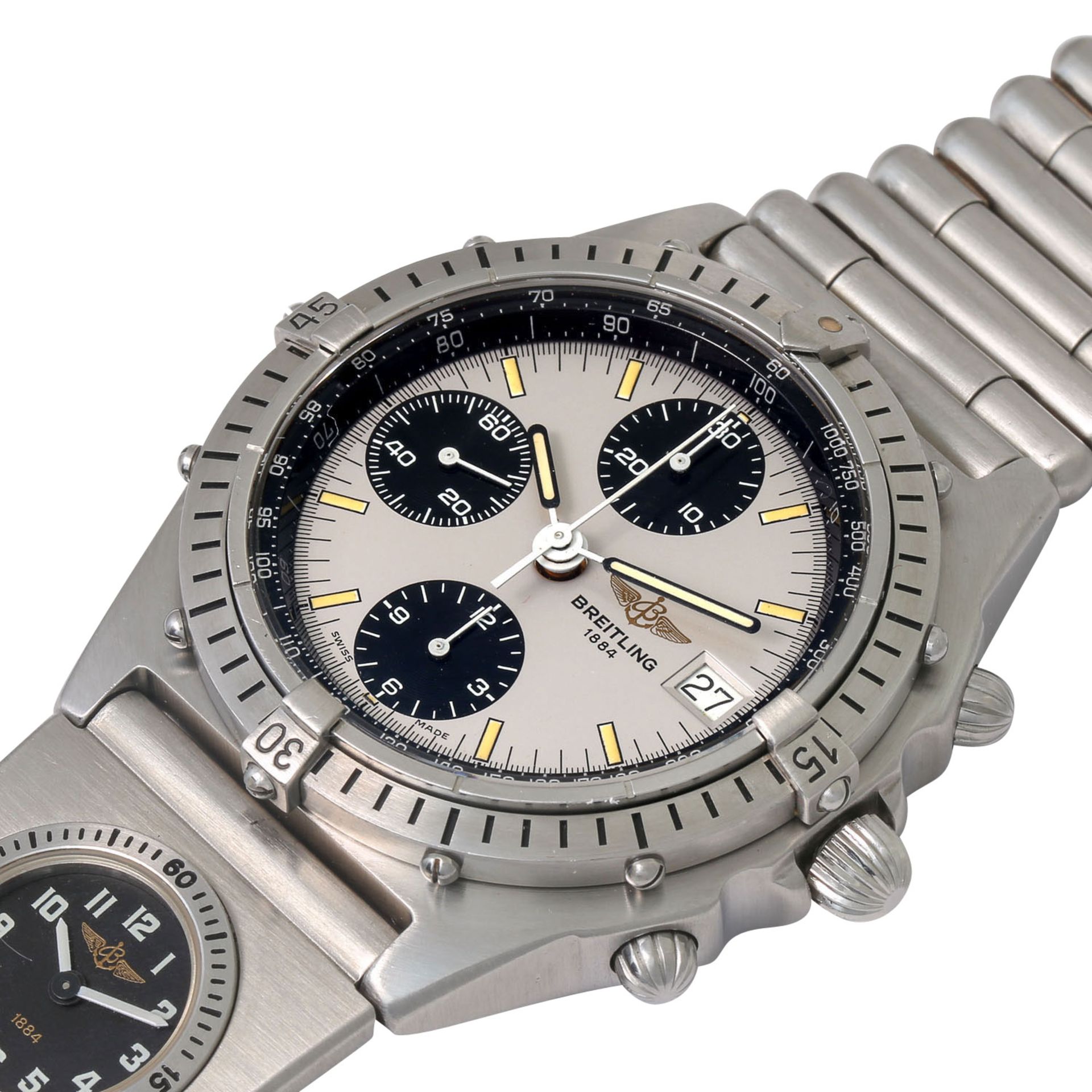 BREITLING Chronomat, Ref. A13047. Armbanduhr. - Bild 6 aus 10