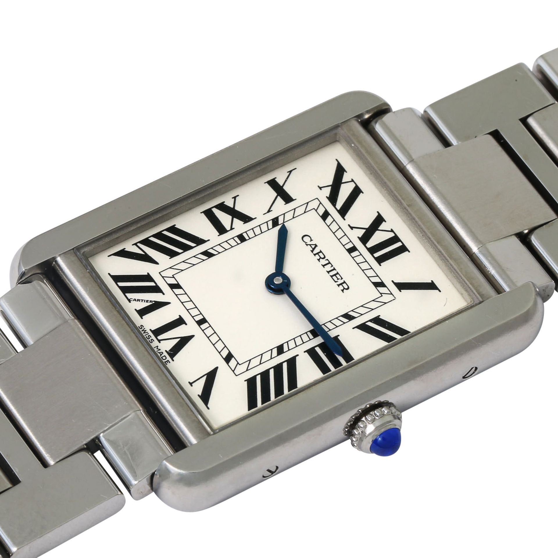 CARTIER Tank Solo, Ref. 3169. Armbanduhr. - Bild 5 aus 8