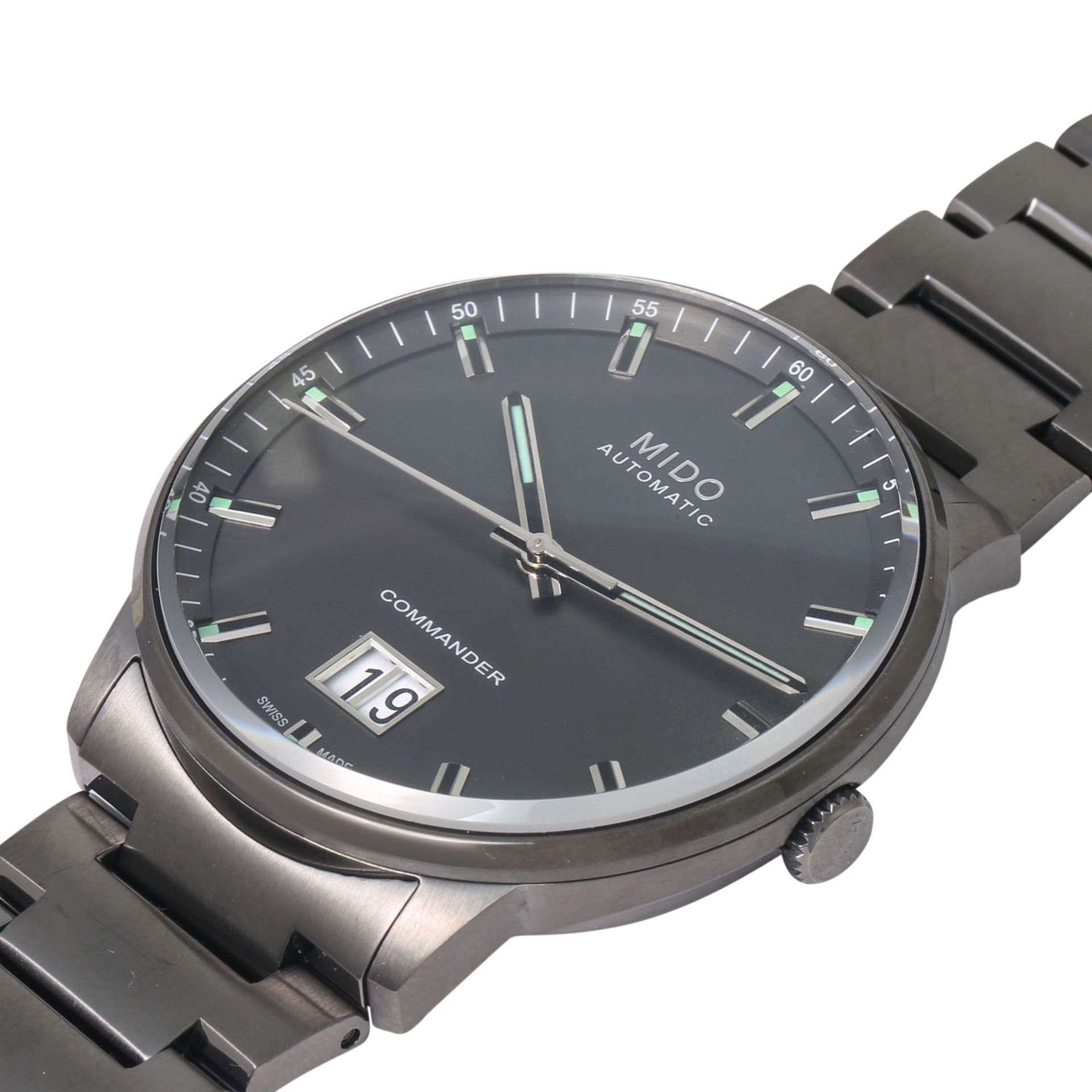 MIDO Commander Big Date, Ref. M021.626.33.061.00. Armbanduhr. Aktueller Neupreis: 1.170,- Euro. - Bild 5 aus 8