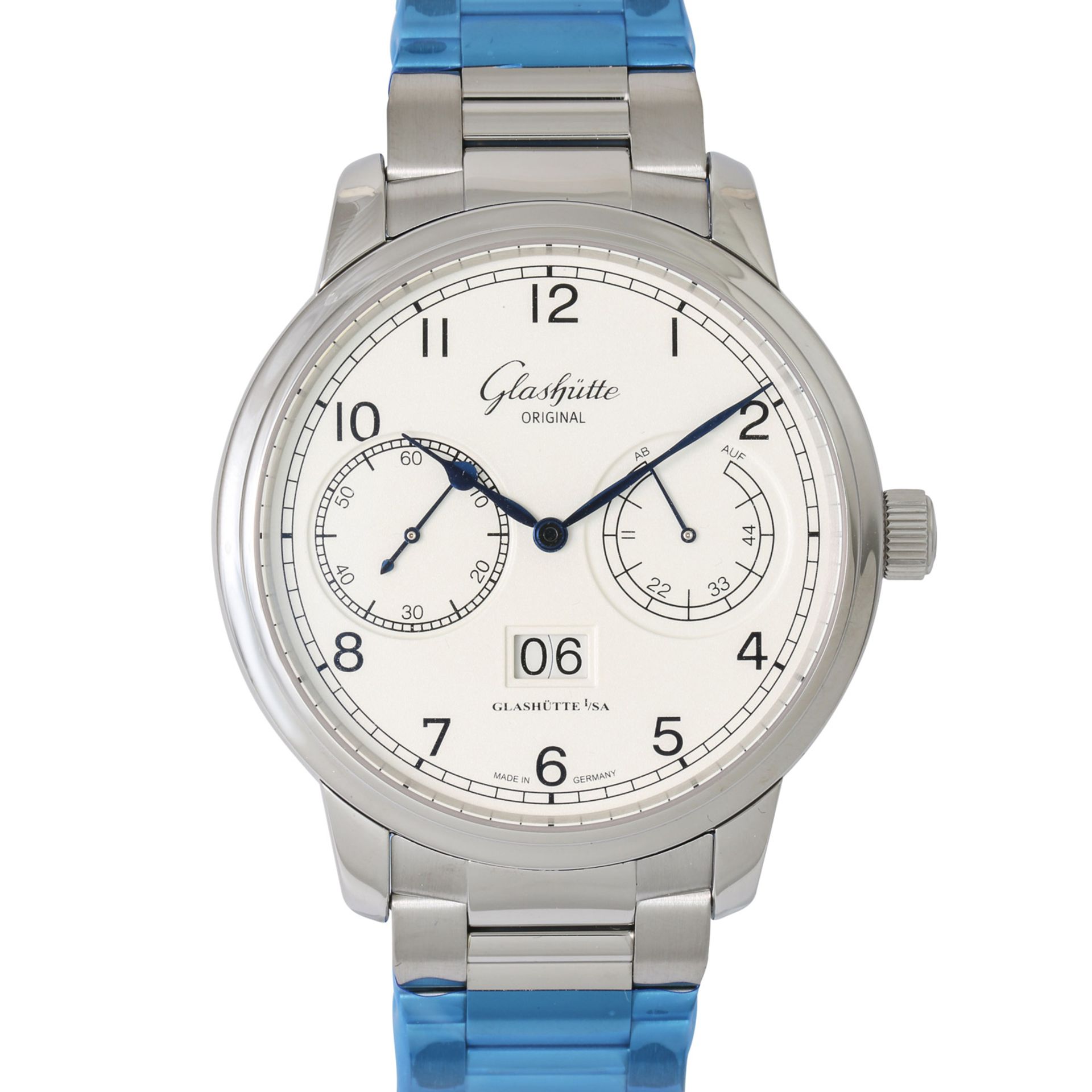 GLASHÜTTE ORIGINAL Observer, Ref. 100-14-05-02-14. Herrenuhr. Aktueller Neupreis: 11.600,- Euro.