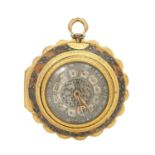 JOHN BROCKBANK London antike Spindeltaschenuhr für osmanischen Markt. Um 1800.