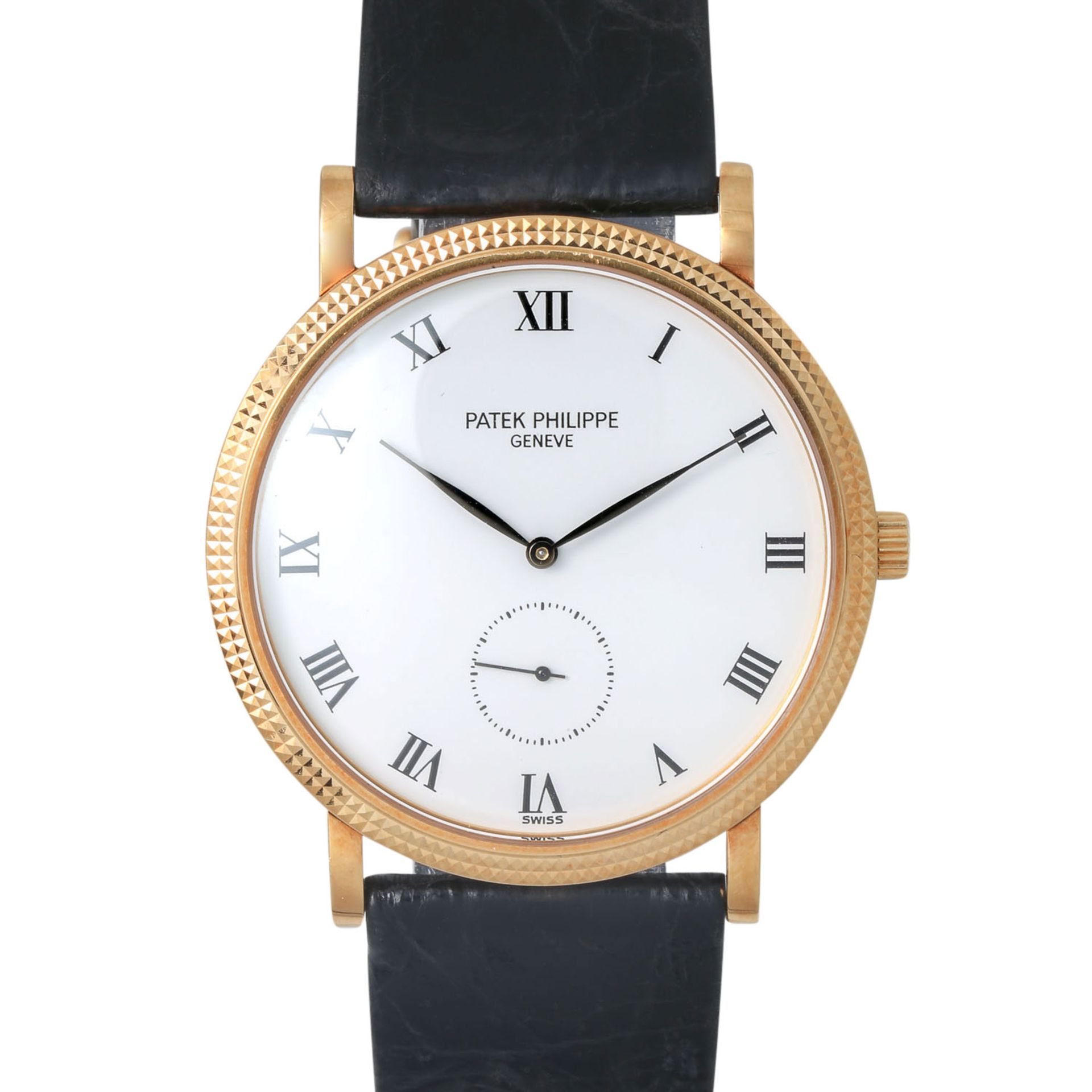 PATEK PHILIPPE Vintage Calatrava "Clous de Paris", Ref. 3919J. Armbanduhr.