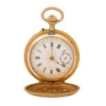 ESCANY Buenos Aires antike Savonette Damen Taschenuhr. Ca. 1900.