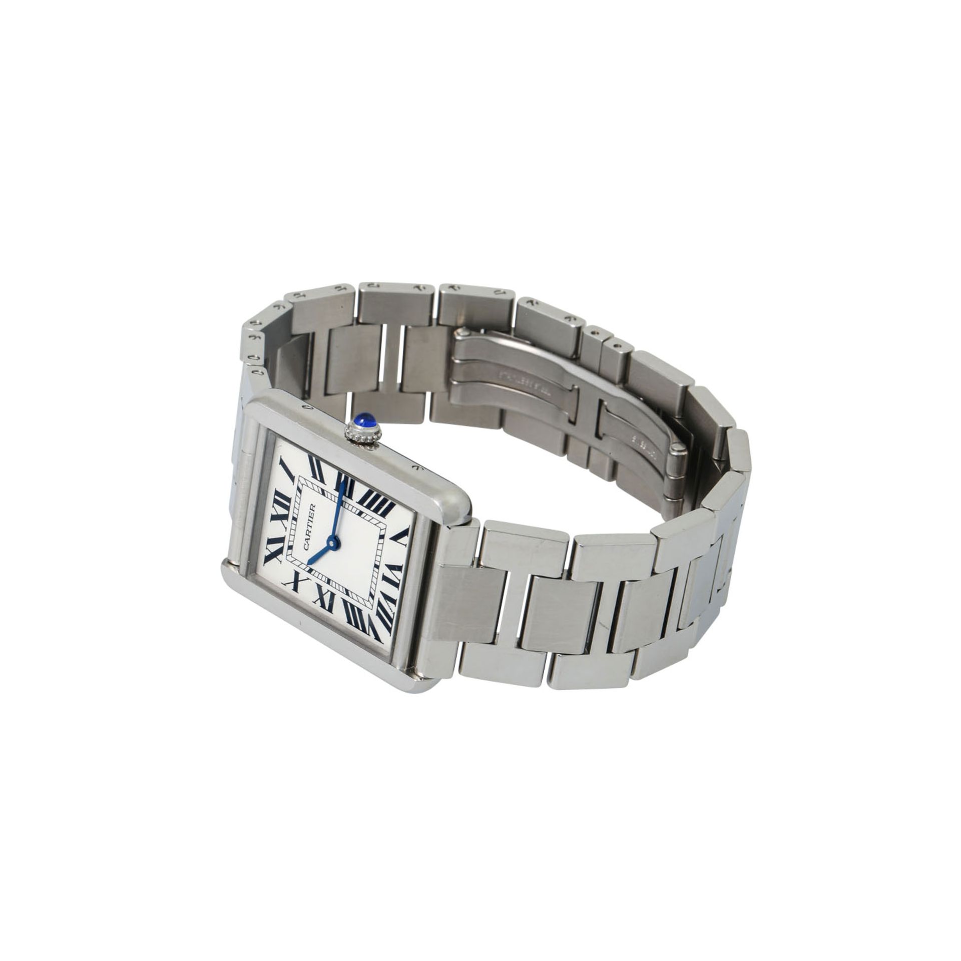 CARTIER Tank Solo, Ref. 3169. Armbanduhr. - Bild 7 aus 8