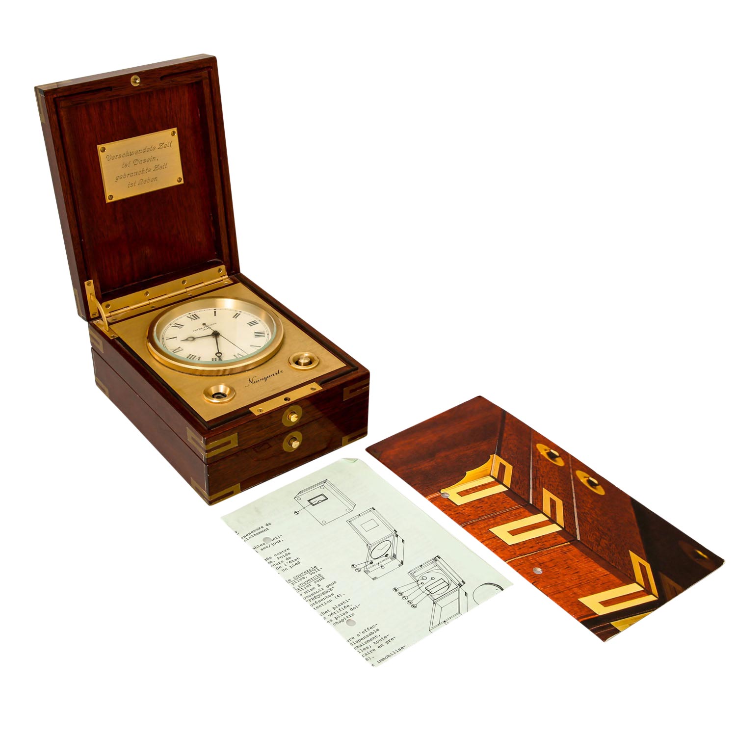 PATEK PHILIPPE Vintage Naviquartz III, Ref. 1215. Marinechronometer. Ca. 1970er Jahre. - Image 12 of 15