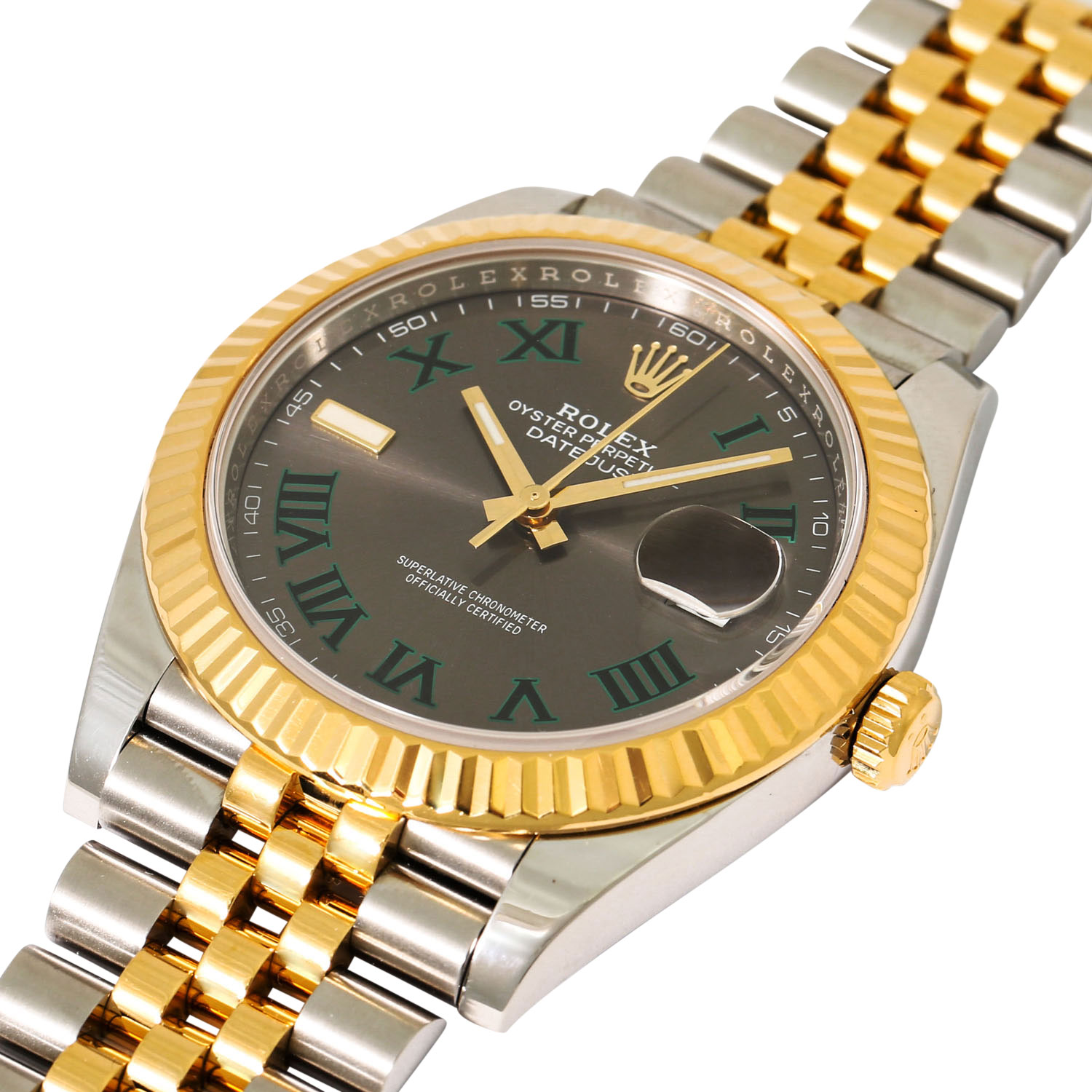 ROLEX Datejust 41 "Wimbledon", Ref. 126333-0020. Armbanduhr. - Image 5 of 9