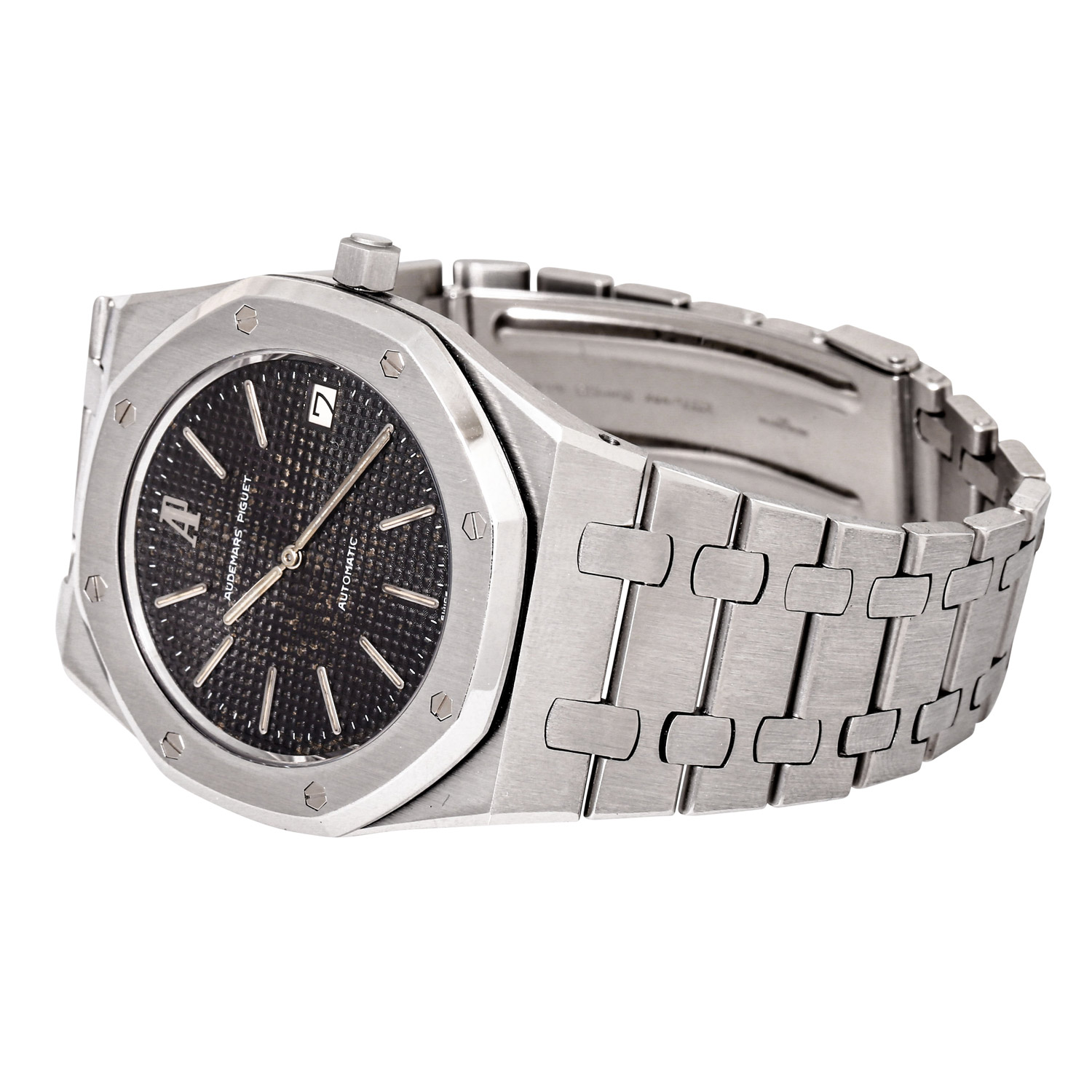 AUDEMARS PIGUET Vintage Royal Oak "Tropical Dial", Ref. 5402ST. Armbanduhr. - Image 8 of 10