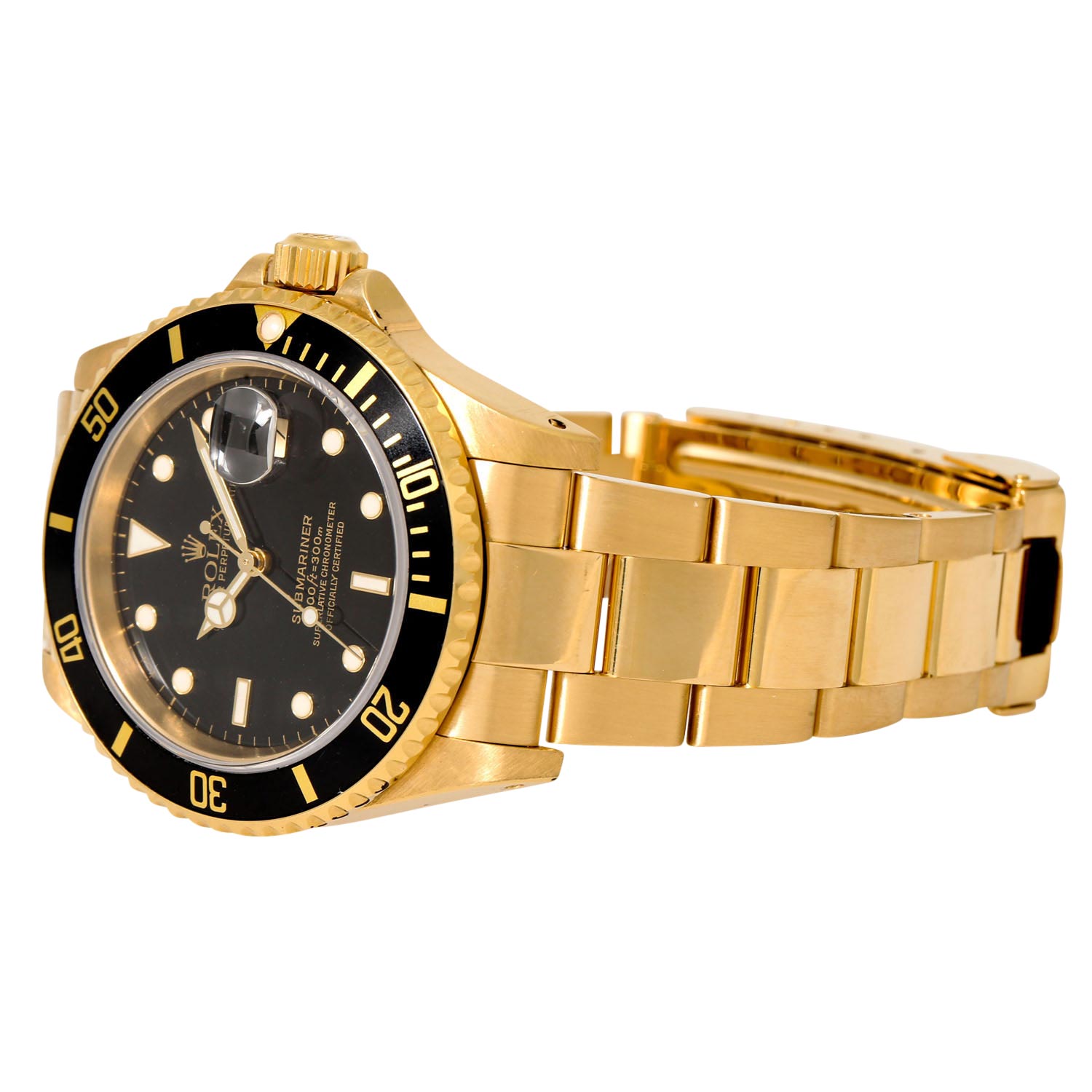 ROLEX Submariner Date "Schwarz", Ref. 16618. Armbanduhr. - Image 6 of 10