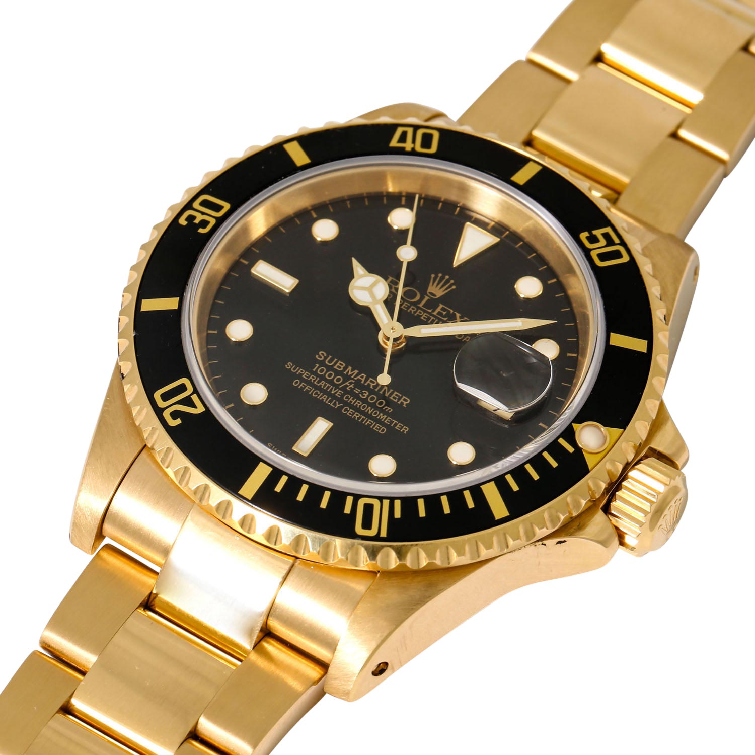 ROLEX Submariner Date "Schwarz", Ref. 16618. Armbanduhr. - Image 5 of 10