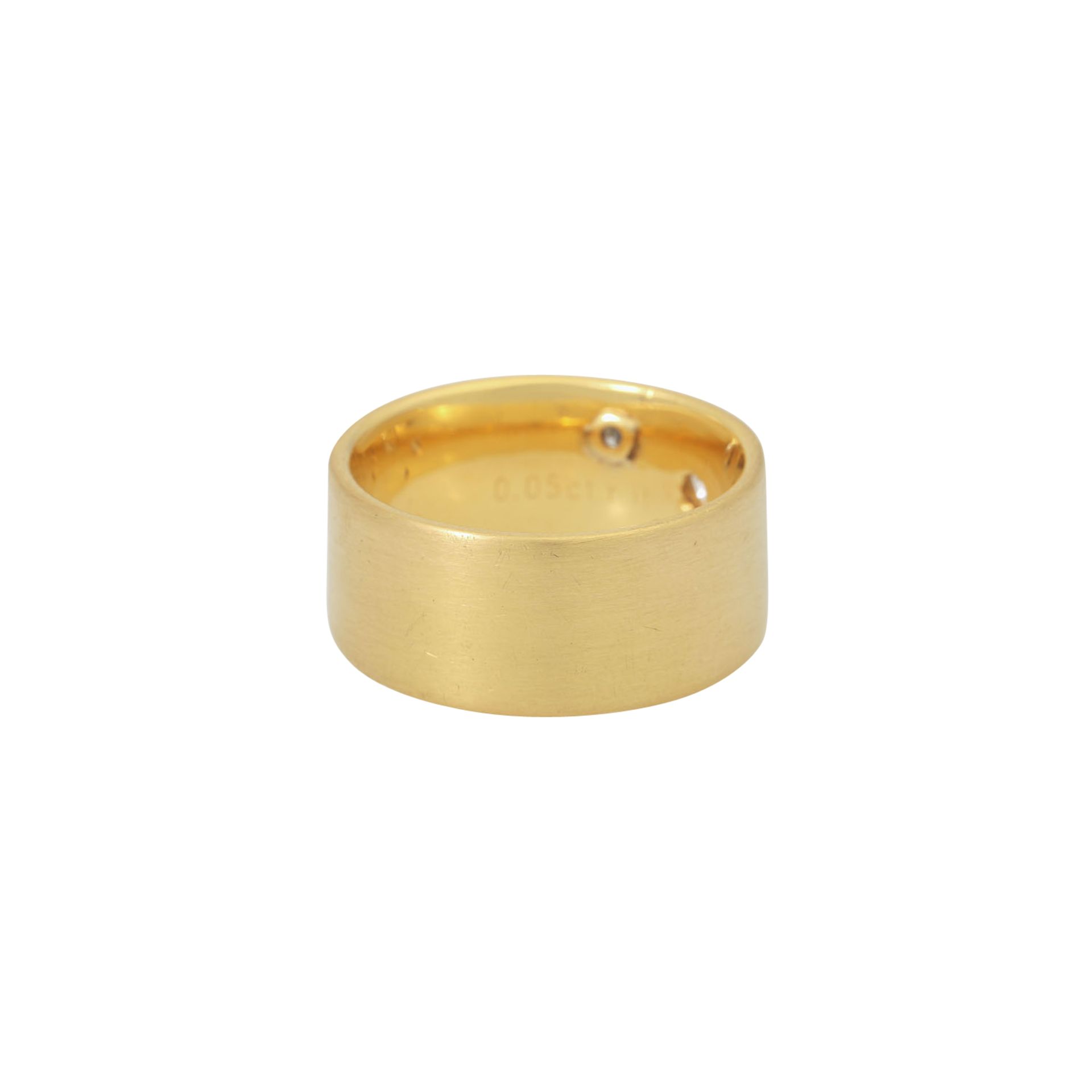 Moderner Ring mit kleinen Diamanten - Bild 3 aus 8