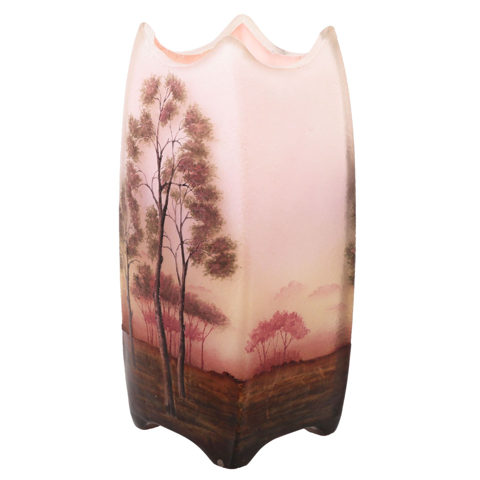 DAUM Vase 'Landschaft', um 1900. - Bild 4 aus 6