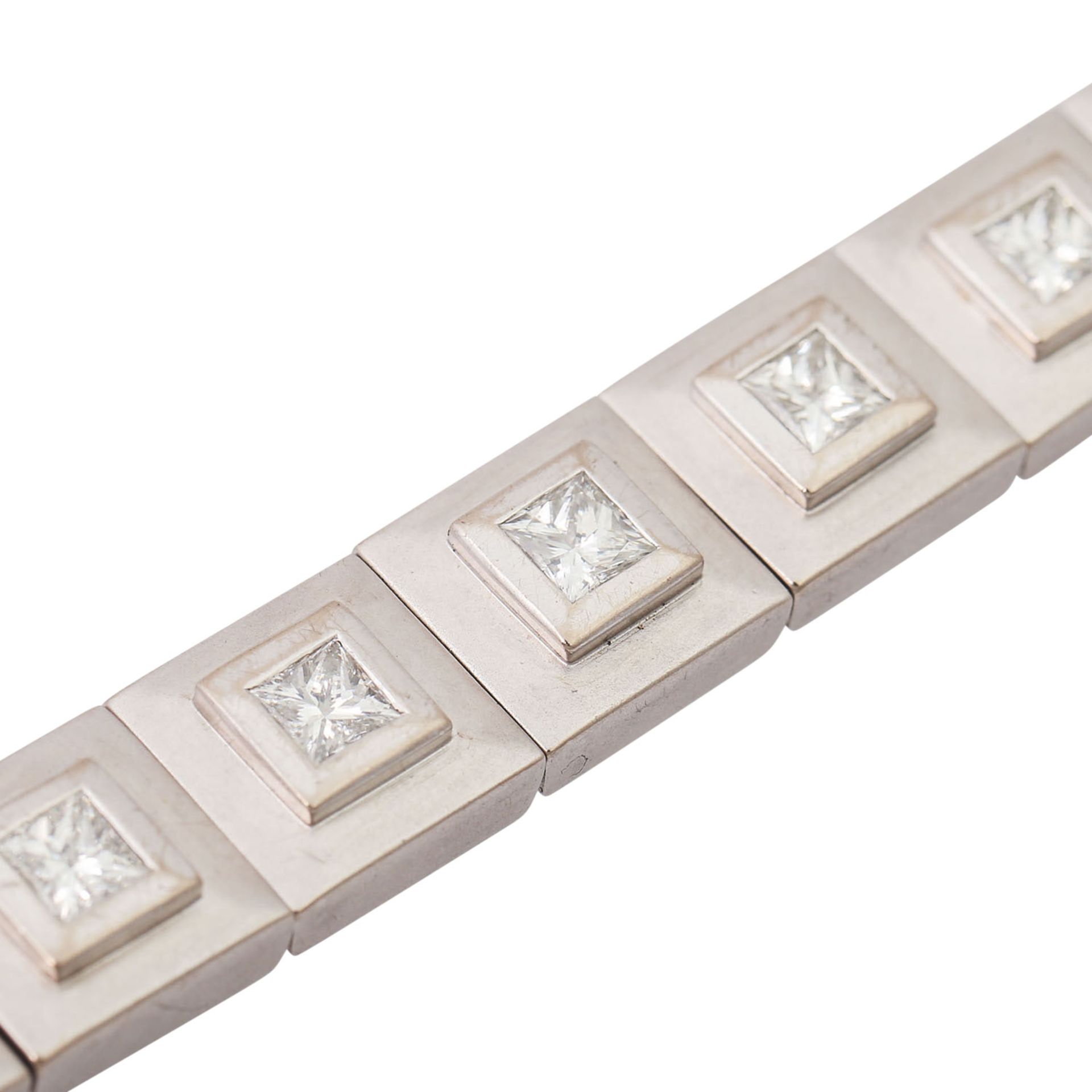 Armband mit 19 Prinzess-Diamanten - Image 4 of 5