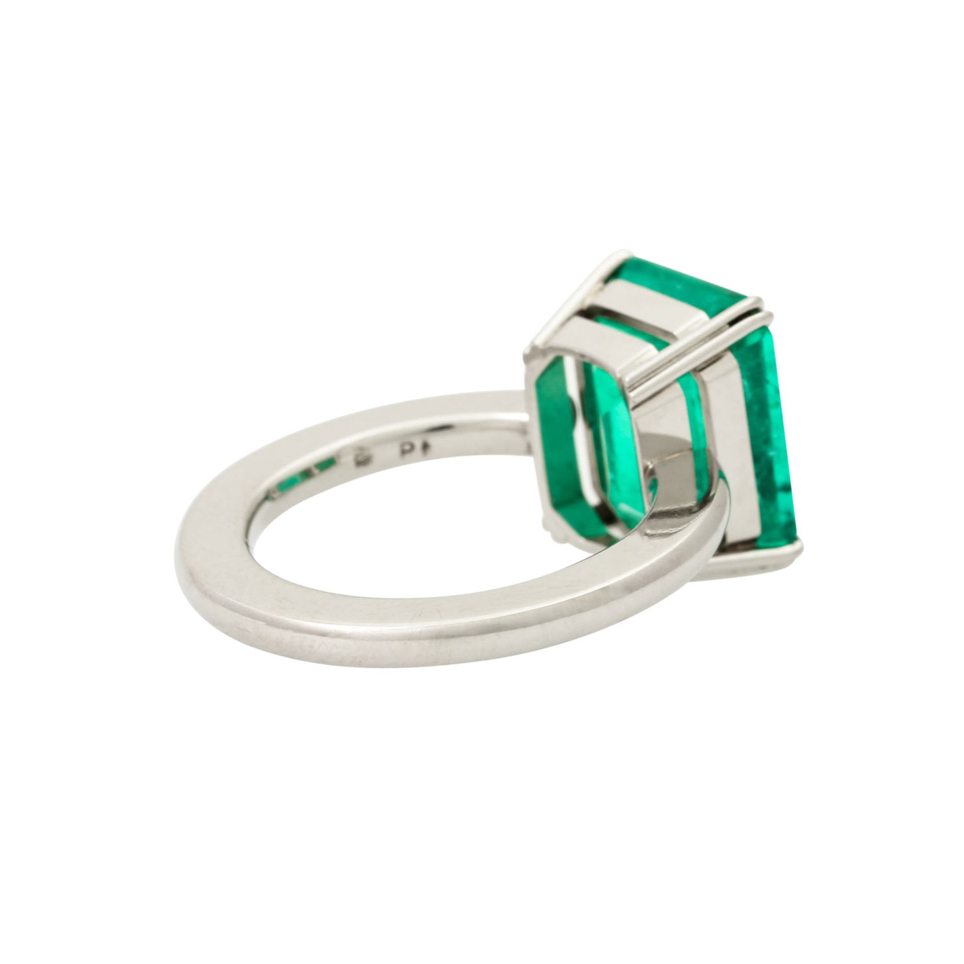 GERHARD HAHN hochfeiner Ring mit Smaragd 7,29 ct, - Bild 3 aus 7
