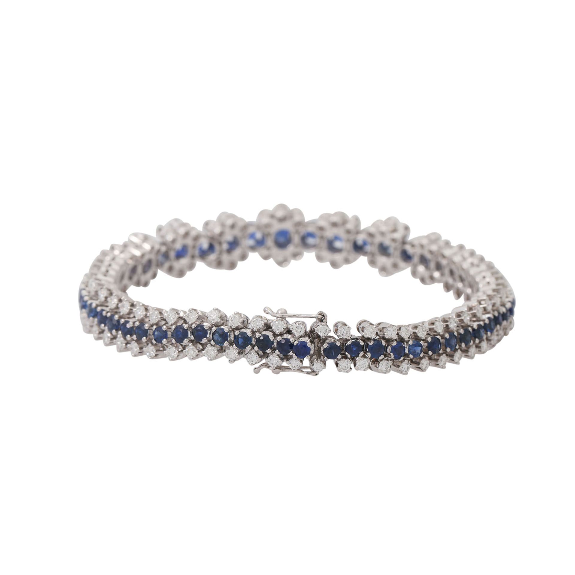 Armband mit Saphiren und Brillanten, - Image 2 of 6