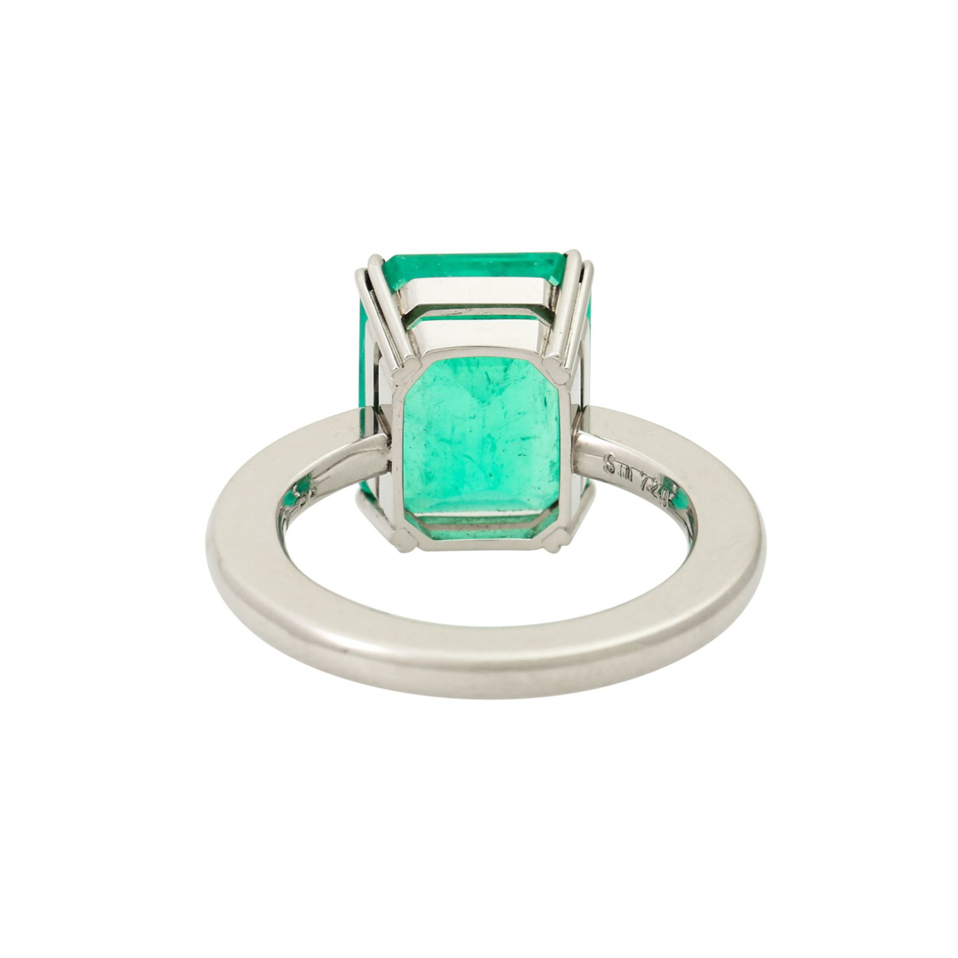 GERHARD HAHN hochfeiner Ring mit Smaragd 7,29 ct, - Bild 4 aus 7