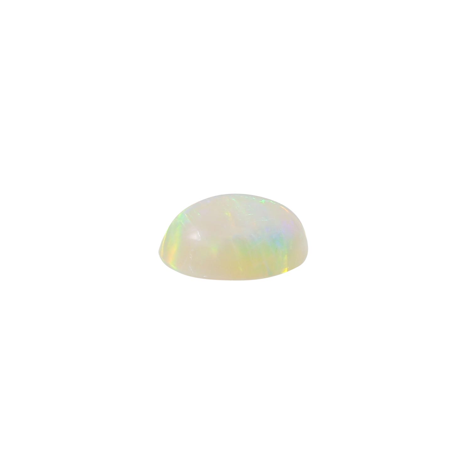 Weißer Opal 3,88 ct mit fantastischem Farbspiel,
