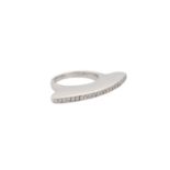 Ring mit kleinen Brillanten zus. ca. 0,46 ct,