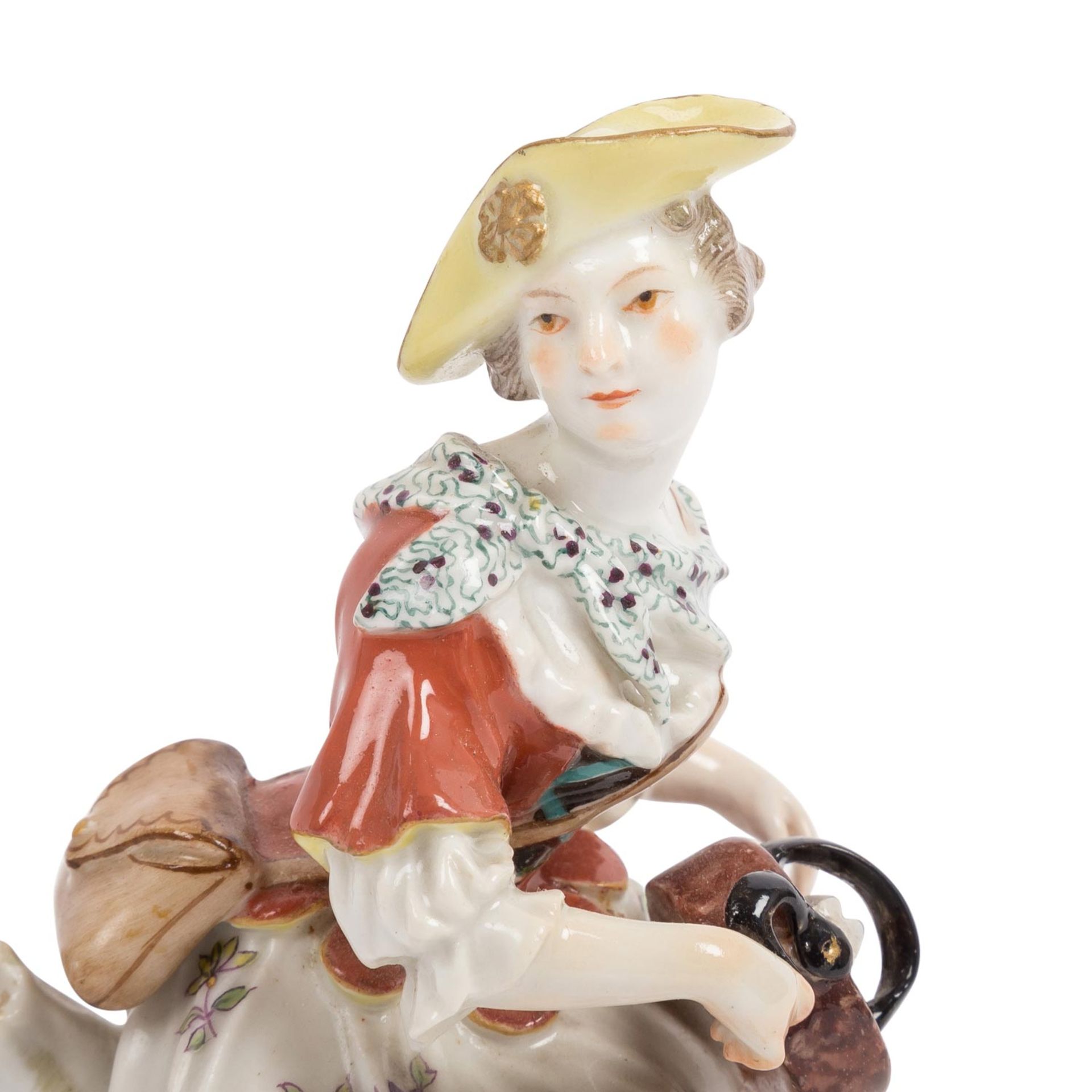 MEISSEN "Lautenspielerin aus der Galante Kapelle-Serie" 20.Jh. - Bild 5 aus 7