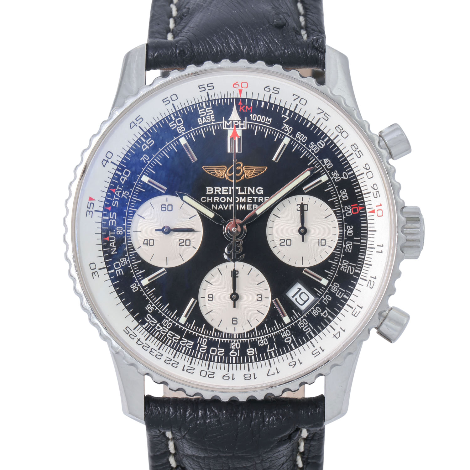 BREITLING Navitimer Chronograph, Ref. A23322. Herrenuhr. Ca. 2000er Jahre.