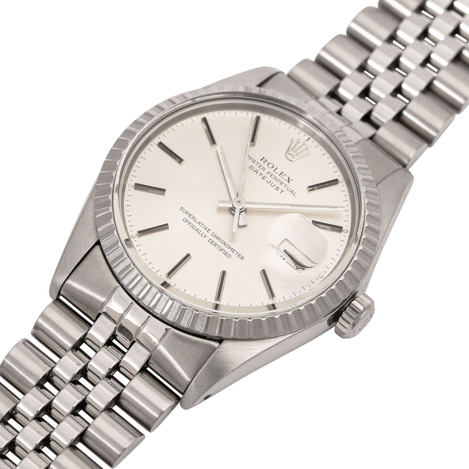 ROLEX Vintage Datejust 36 "Silbern", Ref. 16030. Armbanduhr. - Image 5 of 10